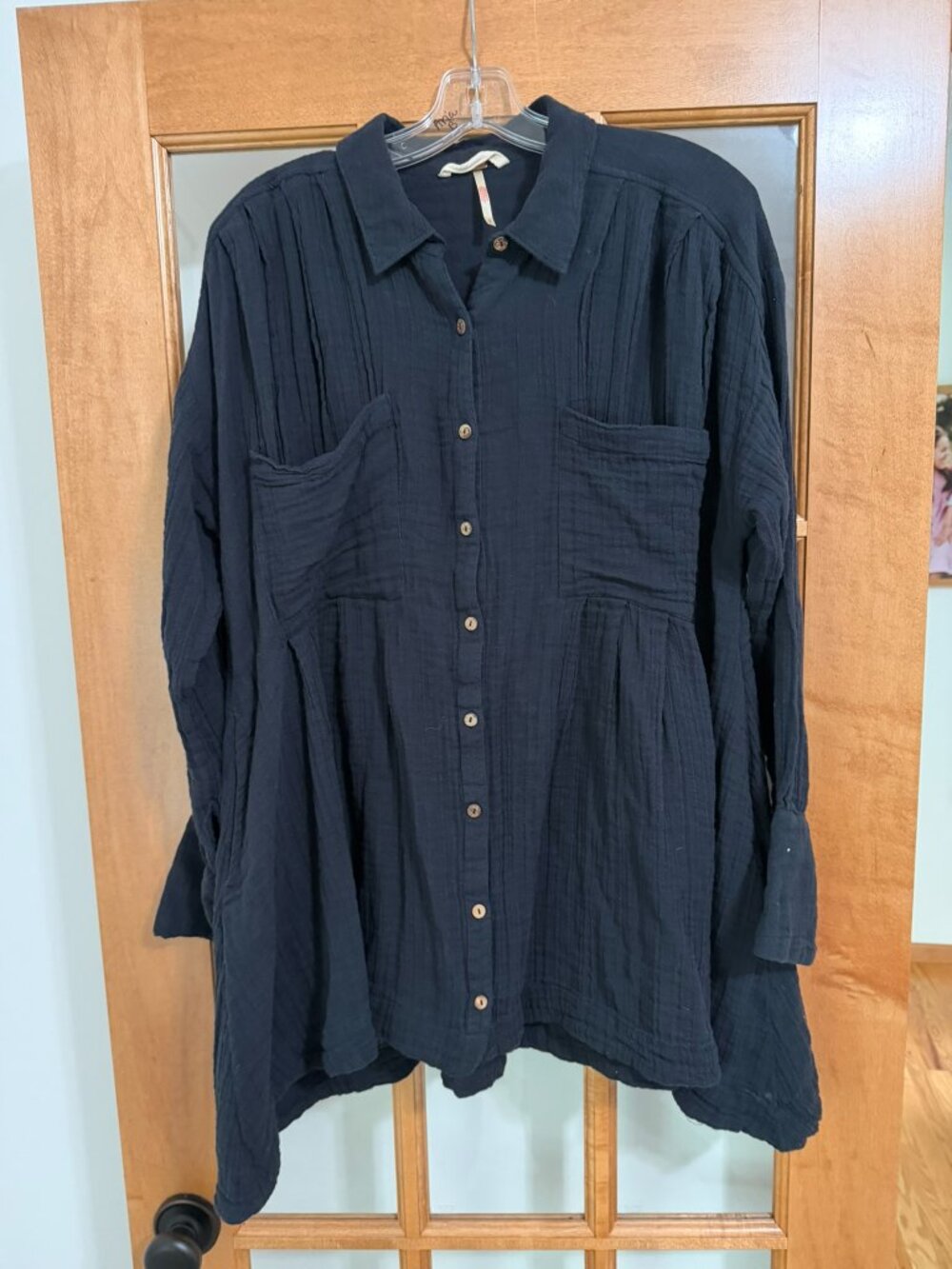 Free People Voyager Shirtdress - Black
